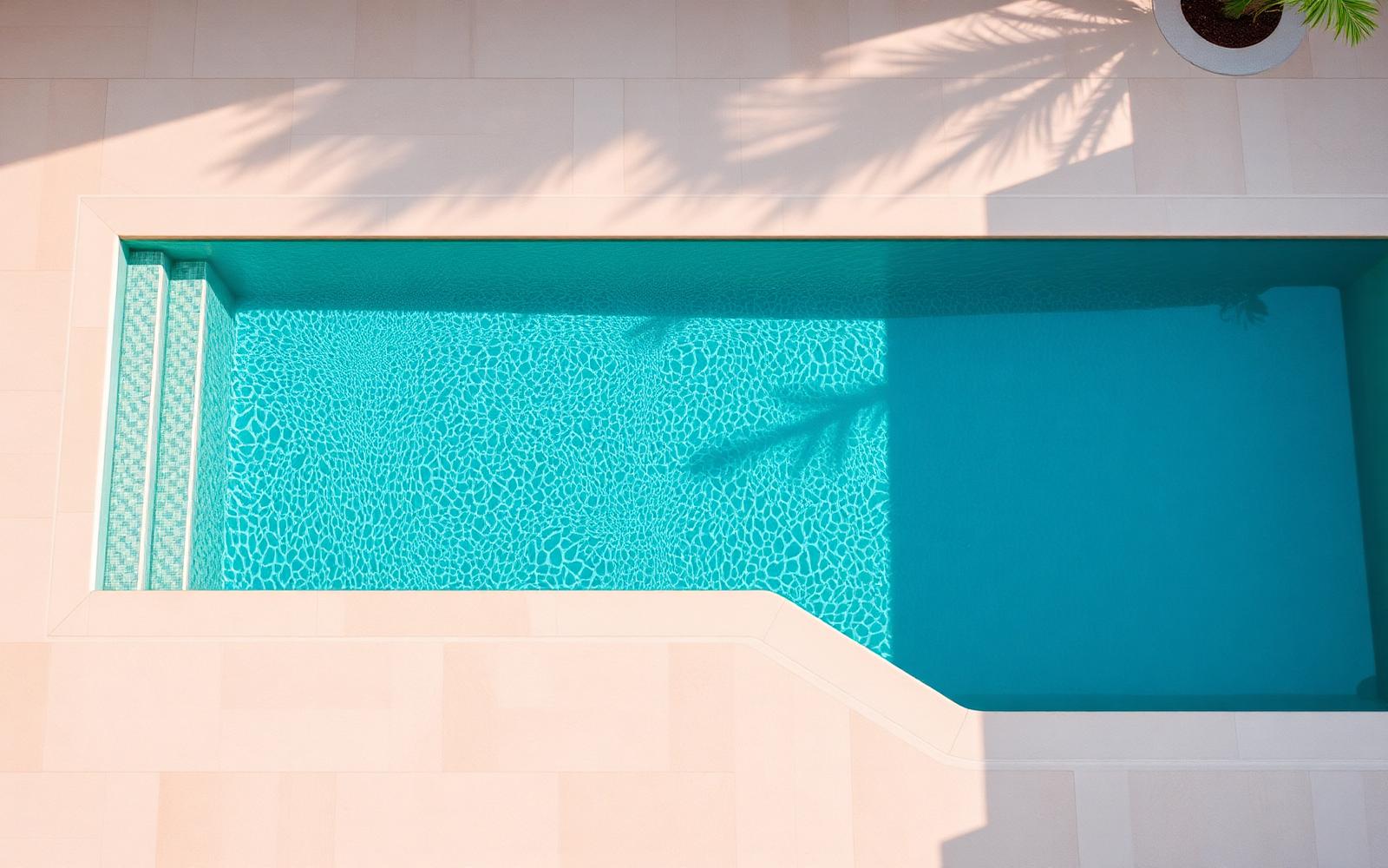 Architectural pool view